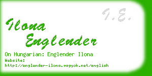 ilona englender business card